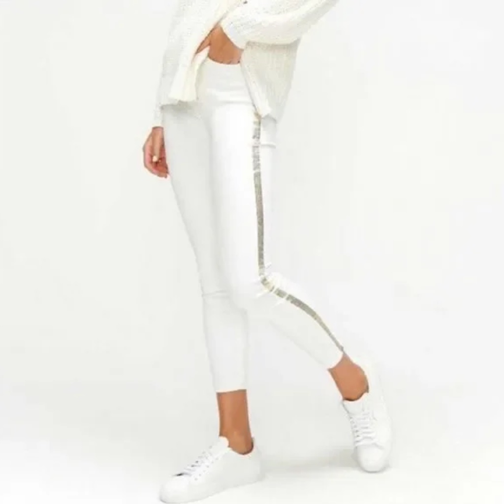 7 For All Mankind High Waist Skinny Jeans 24